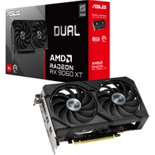 Ronanna Asus DUAL-RX9060XT-8G, 8gb, 128BIT, Gddr6, 1xhdmı, 2xdp, Gamıng Ekran Kartı