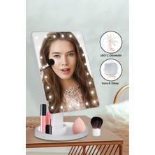 PremiumPort Ayarlanabilir LED Işıklı Göz Makyaj Aynası, Parlak ve Şık Tasarım