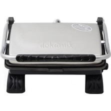 Özbience Döküm Organik Tost Makinesi 1800W Inox Gri - Ev Tipi, Pratik Kullanım