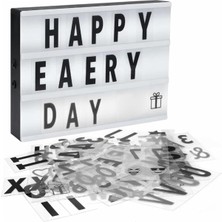 PremiumPort A5 Işıklı Harfli Mesaj Panosu, LED Aydınlatmalı, Dekoratif ve Şık Tasarım