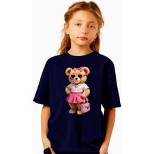 ÇARŞI47 Kız Çocugu Tişört 3D Baskı Kalitesi ile T-Shirt