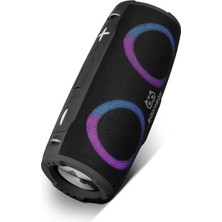 PremiumPort 30W LED Işıklı Bluetooth Hoparlör, USB ve Hafıza Kartı Desteği