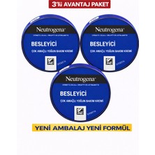 💧 Neutrogena Norveç Formülü Besleyici Bakım Kremi 200 ML – 3’lü Paket