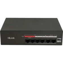 Ronanna Hılook NS-0106MP-35(B), 4 Port, Megabit, Poe 35W, 2 Port Megabit Uplink, Yönetilemez, Masaüstü Switch