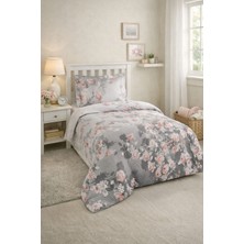 Özdilek Lupita Dört Mevsim Kapitone Nevresim Takımı Tek Kişilik - Gri