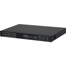 Ronanna Dahua S4220-16GT-240, 16 Port, Gigabit, Poe 240W, 2 Port Gigabit Uplink, 2 Port Sfp Gigabit Combo, Longe Range 250MT, Cloud Yönetilebilir, Switch