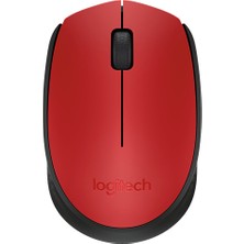 Ronanna Logıtech 910-004641, M171 Kırmızı, USB Nano 2,4g Kablosuz, 1000DPI, Optik, 3 Tuşlu, 12AY Pil Ömrü, Mouse