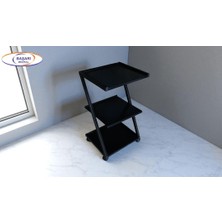 Başarı Medikal Z Tipi 3 Raflı Metal Etajer/etejer/cihaz Sehpası/servis Arabası/çok Amaçlı Dolap