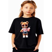 ÇARŞI47 Kız Çocugu Tişört 3D Baskı Kalitesi ile T-Shirt