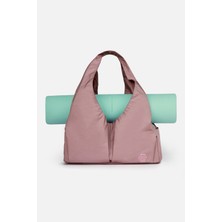 İcone Bag Pliseli Spor Çanta, Su Geçirmez Kumaş Spor Çanta, Omuz Çantası, Çok Cepli Spor Çanta