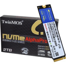 Ronanna Twinmos NVME2TB2280AP, Alphapro, 2tb, 3600-3250MB/S, Gen3, Nvme Pcıe M.2 2280, Ssd, Tlc, 3dnand