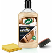 Turtle Wax Deri Temizleyici ve Besleyici Krem 500 ml + Mikrofiber Bez+ Cila Sünger