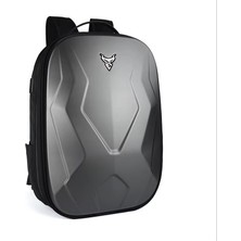 Motocentric Suya Dayanıklı Sert Kabuk Dizüstü Sırt Çantası Iş Bilgisayar Çantası USB Şarj Portu Heybe Motosikletler Çantası