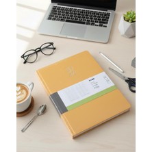 Gıpta Ajanda 20X28 122 Eck Haftalık Sarı