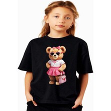 ÇARŞI47 Kız Çocugu Tişört 3D Baskı Kalitesi ile T-Shirt