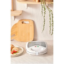 Özbience Pratik Beyaz Tost Makinesi, Çıkarılabilir Plakalar, Şık Tasarım