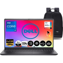 Dell vostro 3530 I7-1355U 8gb 1tb SSD 15.6 Fhd 120Hz W11PRO N1601PVNB3530U Snertech Çanta