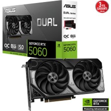 Ronanna Asus DUAL-RTX5060-O8G, 8gb, 128BIT, Gddr7, 1xhdmı, 3xdp Gamıng Ekran Kartı