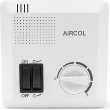 Aircol FC 200 Hız Anahtarı 115x115x52 mm Dayanıklı Yapı ile Yüksek Performans Sunar