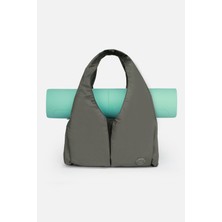 İcone Bag Pliseli Spor Çanta, Su Geçirmez Kumaş Spor Çanta, Omuz Çantası, Çok Cepli Spor Çanta