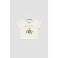 GB Baby Bg Store Erkek Bebek Ekru Tshirt