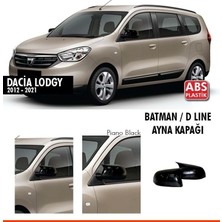 Tuning Vadisi Dacia Lodgy Batman Yarasa Ayna Kapağı Piano Black / 2012 - 2021