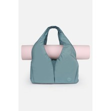 İcone Bag Pliseli Spor Çanta, Su Geçirmez Kumaş Spor Çanta, Omuz Çantası, Çok Cepli Spor Çanta