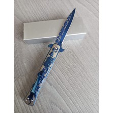 Salgaro Gül Desenli Kamp Çakısı