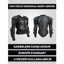 Motokit Crayzbull Turtle Body Armor – Tam Vücut Korumalı Motosiklet Body Armour L