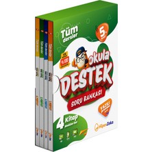 2026 5. Sınıf Tüm Dersler Okula Destek Soru Bankası | 4 Kitap Modüler Set
