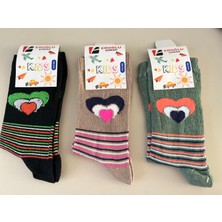Eroğlu Kız Çocuk Çorap 3'lü Paket