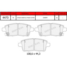 Beşer Fren Balatası Arka Chery 2020-