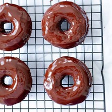 Blendfood Ketojenik Glutensiz Çikolatalı Donut 7 cm Çaplı 6 Adet