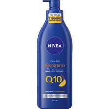 NIVEA Q10 Sıkılaştırıcı Vücut Sütü 400ml, C Vitamini,Kolajen,72 Saat Nemlendirici,Kuru Cilt Tipleri