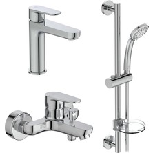 Ideal Standard Cerafine O 3’lü Aplike Banyo Seti, Krom, 3 Parça (BC554AA+BC500AA+B9503AA) | Is.35.03.01.01