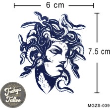 Trakya Tattoo 1 Ay Kalıcı Dövme Medusa Geçici Dövme MGZS-039
