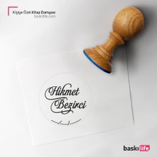 Baskı Life Kişiye Özel Kitap Damgası Kitap Mührü Kaşe Kitap Mühür Özel Damga 188