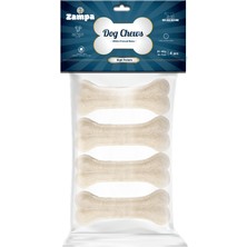 Zampa Beyaz Press Kemik Köpek Ödülü 4 Lü 30-40G