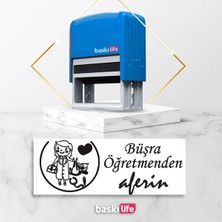 Baskı Life  Kaşe  Kitap Mührü Kitap Damgası Kişiye Özel Kaşe 620