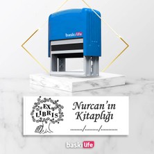 Baskı Life  Kaşe  Kitap Mührü Kitap Damgası Kişiye Özel Kaşe 703