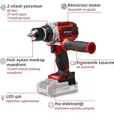 Professional Akülü Vidalama Tp-Cd 18/60 Li Bl - Solo Power X- (Li-Ion, 18 V, Kömürsüz Motor, 13 mm Metal Mandren, 2 Vitesli Şanzıman, Akü ve Şarj Cihazı Dahil Değildir) - 4514210