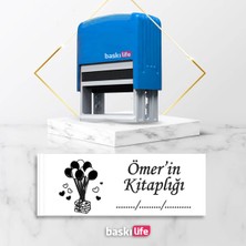 Baskı Life  Kaşe  Kitap Mührü Kitap Damgası Kişiye Özel Kaşe 553
