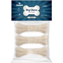 Zampa Beyaz Press Kemik Köpek Ödülü 3 Lü 50-55G