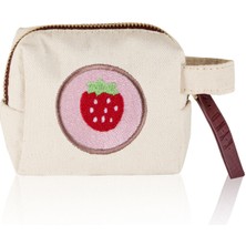 The Mia Meyve Nakışlı Çanta Çilek 14X12 cm