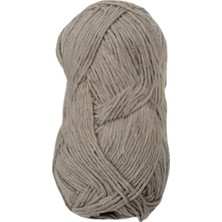 Pileli Store Pamuk İplik Pamuk Bej