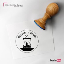 Baskı Life Kişiye Özel Kitap Damgası Kitap Mührü Kaşe Kitap Mühür Özel Damga 55