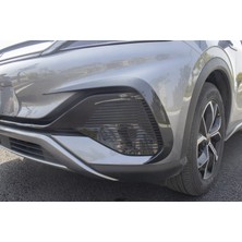 Bir Aksesuar Al Byd Atto 3 Modeli Için Ön Tampon Kaşı (Karbonfiber Desenli)