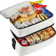 NS Reliable  22 Litre Yemek Taşıma Termos Soğutucu Çanta-Krem