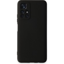 TE Dükkan Buğz Xiaomi Redmi Note 11T Kılıf Nano Içi Kadife Silikon - Siyah