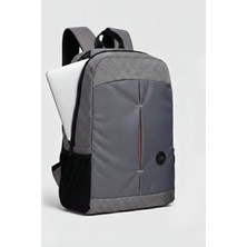 My Polo Probag-S Eva Korumalı 15.6" Laptop Okul Günlük Sırt Çantası Su Itici Kumaş, Gri